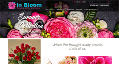 Desktop Screenshot of inbloomflowers.com